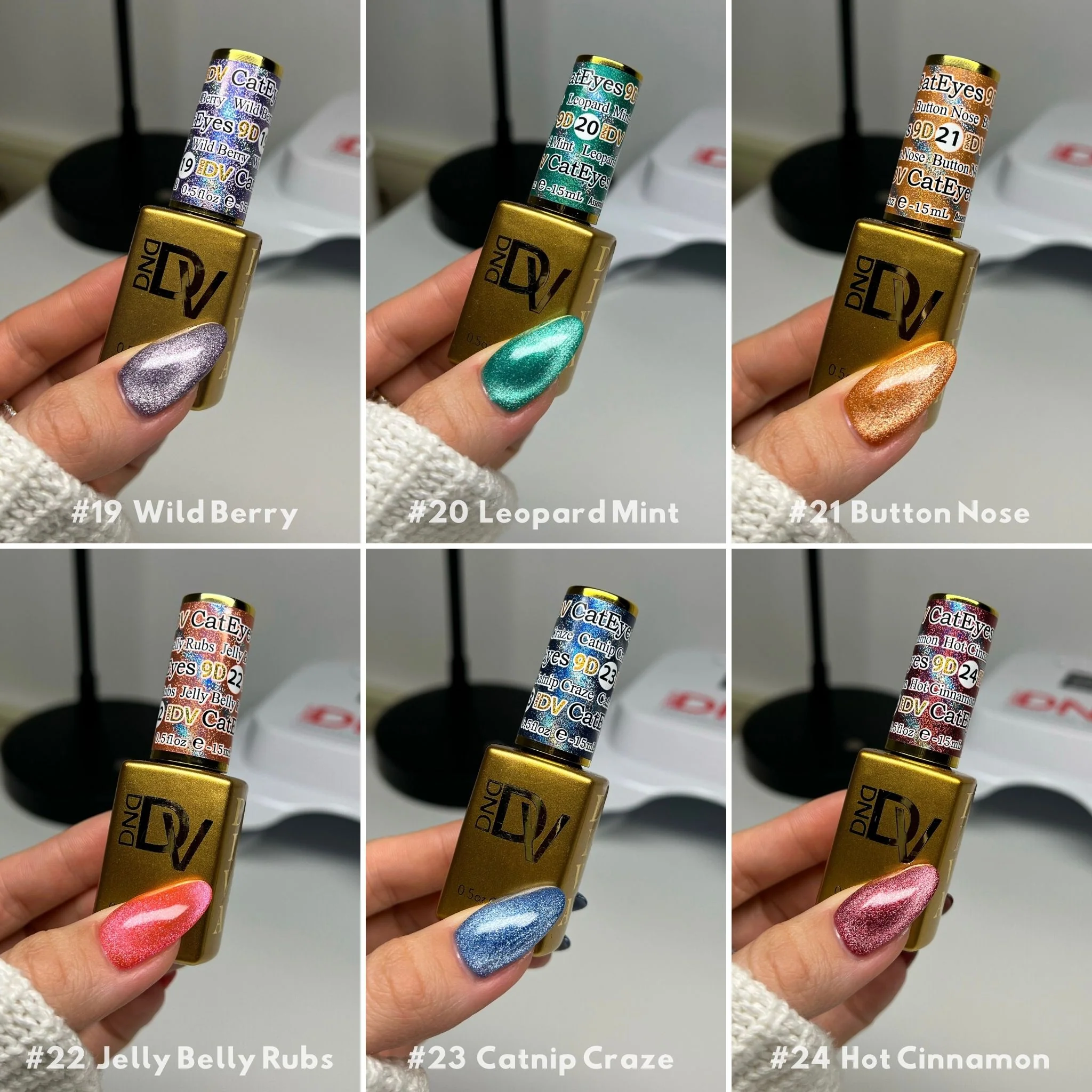 DIVA Framed Color Chart — 9D Cat Eye Candy - Image 3