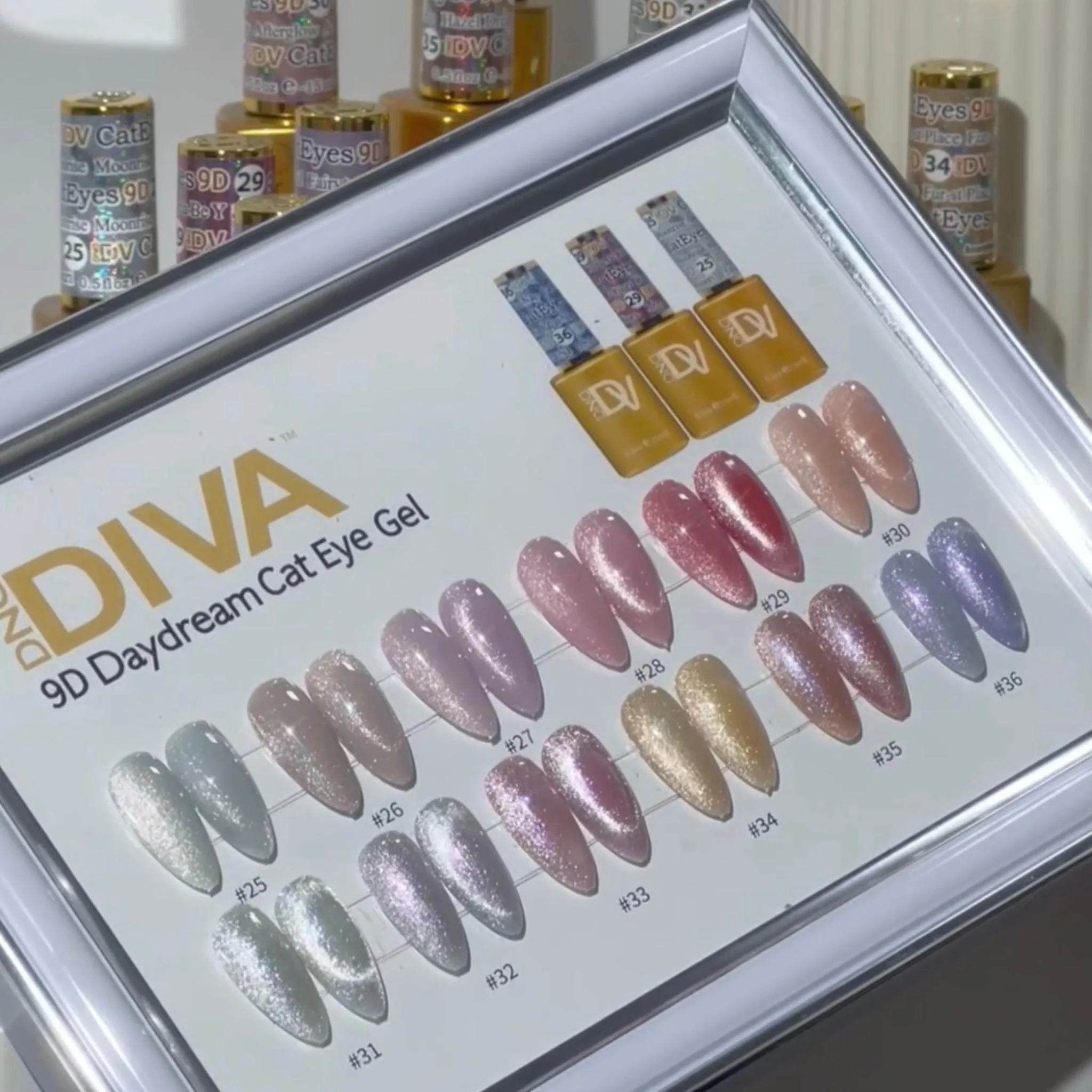 DIVA Framed Color Chart — 9D Cat Eye Daydream - Image 4