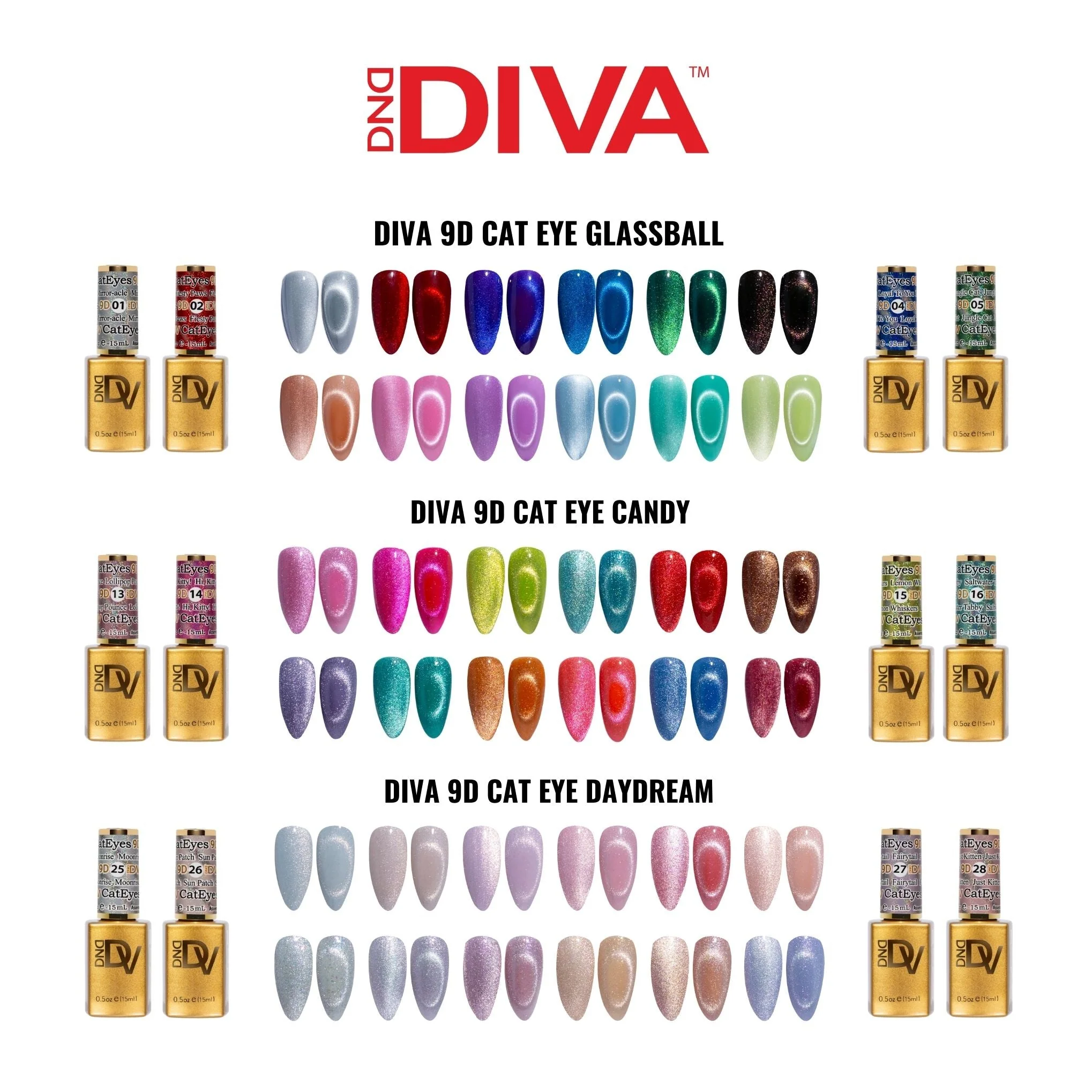 DIVA Framed Color Chart — 9D Cat Eye Daydream - Image 5