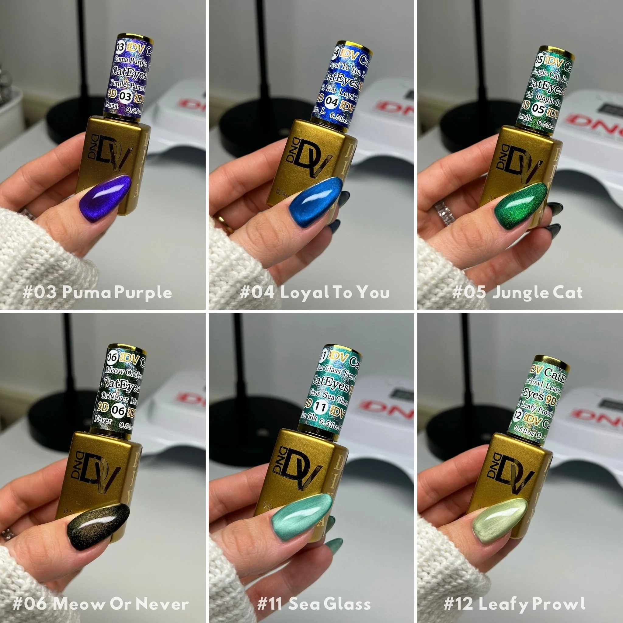DIVA Framed Color Chart — 9D Cat Eye Glassball - Image 3