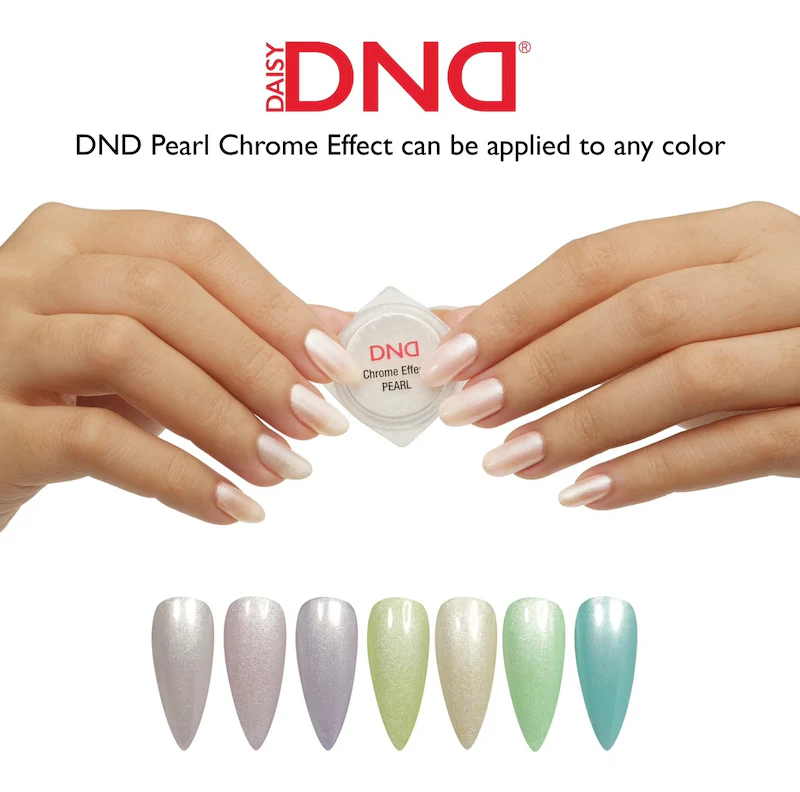 DND Chrome Effect White Pearl #01 - Image 7