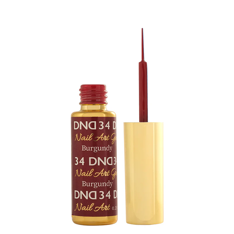 DND34 - Classic Burgundy Gel Art Liner - Image 2